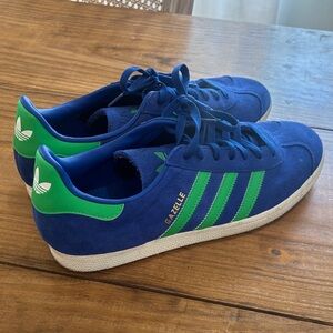 Adidas Gazelle Men's Sneakers in Blue and Green